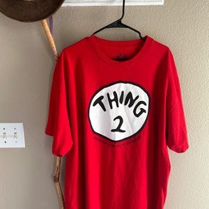 Men’s T-shirt, Dr. Seuss, Universal Studios thing 2! Size 2 XL
